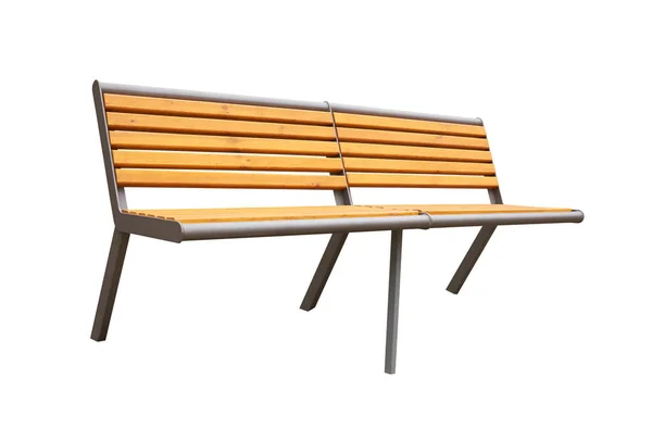 Park bench isolated — Stock Photo, Image