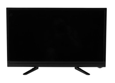 Beyaz arkaplanda izole edilmiş Windscreen öncülüğünde veya lcd internet TV monitörü