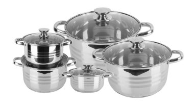 Krom kapağı beyaz arkaplanda izole edilmiş