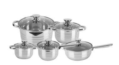 Krom kapağı beyaz arkaplanda izole edilmiş