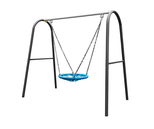 Child Swing Isolated White Background — Stock Photo, Image
