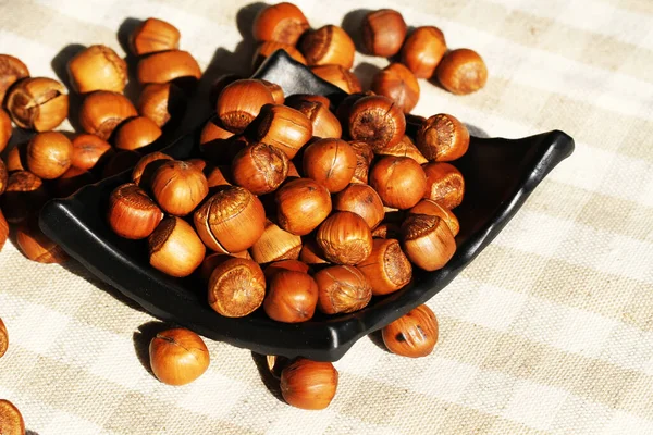 Delicious Nuts Close Hazelnut — Stock Photo, Image