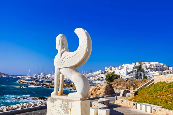 Wyspy greckie - widok na Naxos, Cyklady — Zdjęcie stockowe