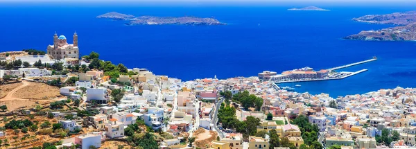 Authentic Greece series - Syros island, panoramic view — Stockfoto