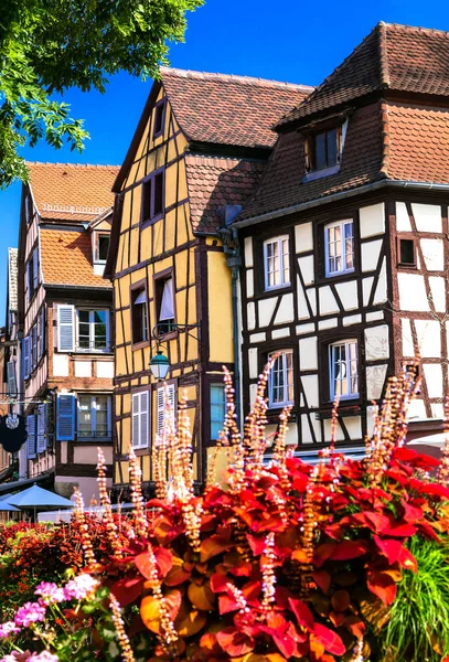 Colmar - jednym z najpiękniejszych miasta Francji, w regionie Alzacja — Zdjęcie stockowe