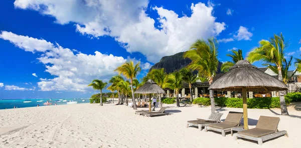 Vacaciones de lujo en Isla del Paraíso Mauricio — Foto de Stock