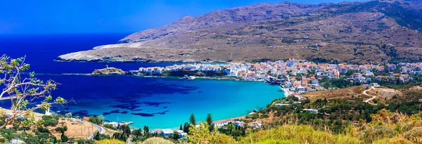 Authentic beautiful greek islands - Andros in Cyclades — Stock Photo, Image