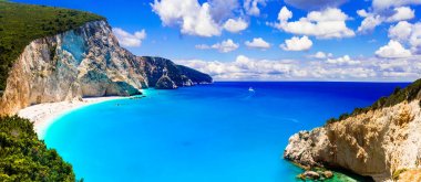 Yunanistan - Porto Katsiki Lefkada, Yunanistan için en güzel plajlarından.