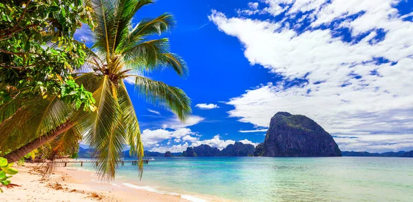 Neuvěřitelně divoká krása ostrovů Filipín. Palawan, El Nido — Stock fotografie