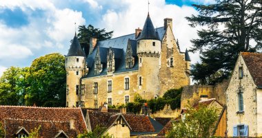Loire Vadisi - Montresor chateau güzel romantik kaleler. 