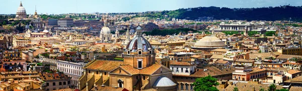 Cityscape. Grande Roma. vista panorâmica do centro da cidade . — Fotografia de Stock