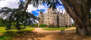 One of the most beautiful and mysterious castles of France - Chateau de Brissac. clipart
