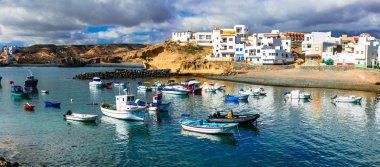 Tenerife adasında - pitoresk San Miguel de Tajao geleneksel balıkçı köyü