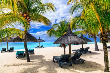 egzotik cennet tropikal tatil rahatlatıcı-Mauritius Adası