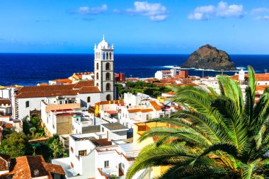 Tenerife-eski sömürge kasaba Garachico yerlerinden. Kanarya Adası