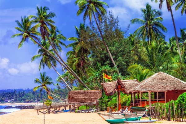 Tranquil relaxing holidays in Sri lanka - Tangalle. — Stock Photo, Image