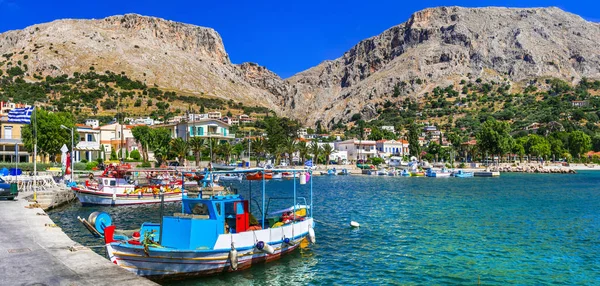 Îles grecques traditionnelles - Chios. Vrontados village de pêcheurs . — Photo