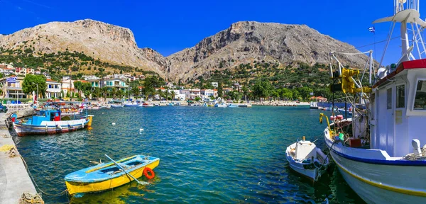 Traditionelle græske øer Chios. Vrontados fiskerby. Tr - Stock-foto