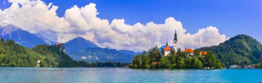 Avrupa 'nın güzel gölleri - Slovenya' da Göl Kanadı