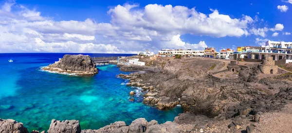 El Cotillo - festői falu északi partján Fuerteventura, Spanyolország. — Stock Fotó