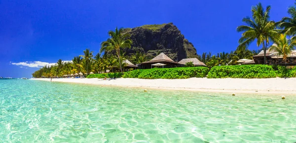 Tökéletes trópusi menekülés - nyaralás Mauritius szigetén. — Stock Fotó
