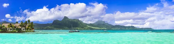 Paysage insulaire tropical incroyable. Belle île Maurice . — Photo