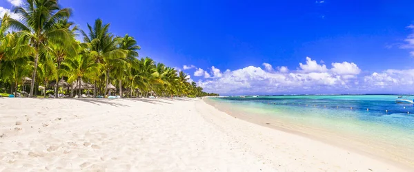 Mejor Destino Playa Tropical Isla Paradisíaca Mauricio Morne — Foto de Stock