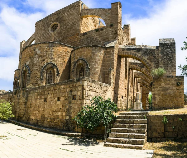 Látnivalók Ciprus Sziget Szellem Város Famagusta Ősi Romok — Stock Fotó