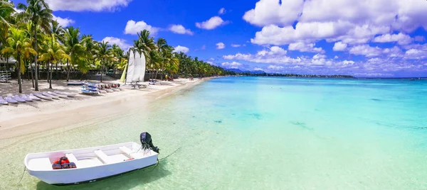 Strandaktivitäten Tropischen Paradies Mauritius Insel Trou Aux Biches — Stockfoto