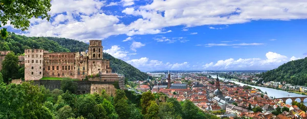 Heidelberg Uma Das Cidades Mais Bonitas Alemanha Sobre Rio Neckar — Fotografia de Stock