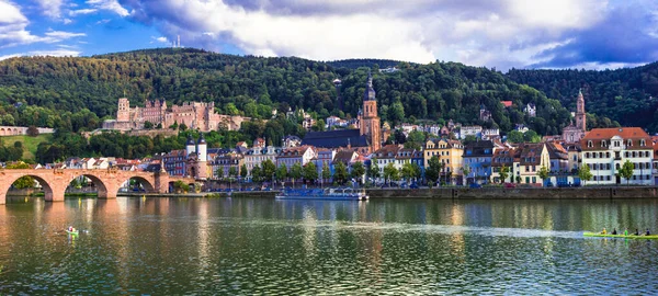 Heidelberg Vackraste Medeltida Städerna Tyskland — Stockfoto