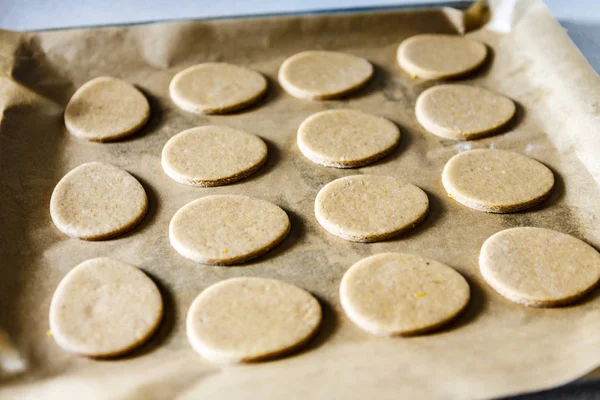 Preparação de pão de gengibre caseiro — Fotografia de Stock