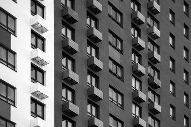 Çok katlı beton apartman