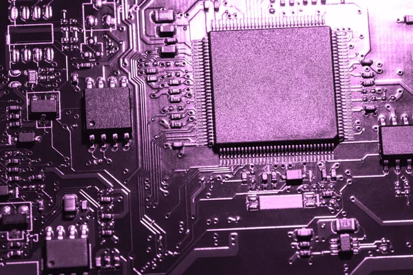 Detail mikročip — Stock fotografie