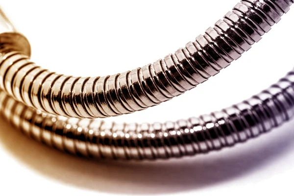 Metal flexible tube — Stock Photo, Image