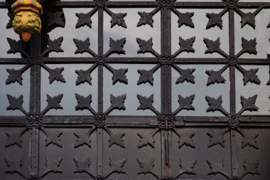 Eski metal işlemeli demir kapılar