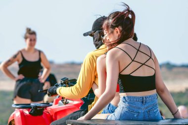 Mui Ne-Vietnam-24 Nisan 2019: Tanımlanamayan turistler, Ridinmui Ne-Vietnam-24 Nisan 2019: Tanımlanamayan turistler, 24 Nisan 2019 