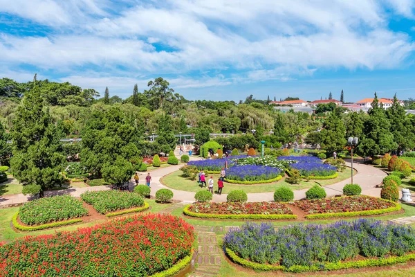 Dalat Vietnam Abril 2019 Hermoso Paisaje Del Famoso Parque Flores — Foto de Stock