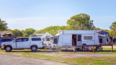 Karavan Van Park 'ta park halinde.