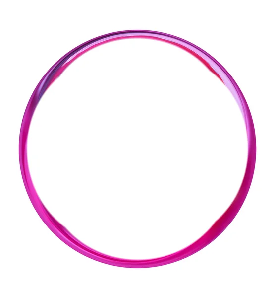 圆形粉红圈 — 图库照片