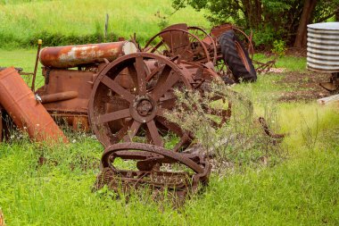 Vintage çiftlik makineleri