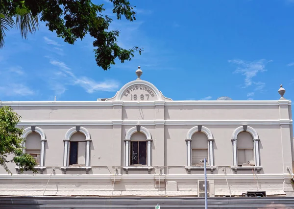Mackay Queensland Australie Février 2020 Façade Ancien Bâtiment Historique Cœur — Photo