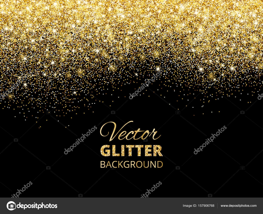 Festive background with falling glitter confetti Vector Image