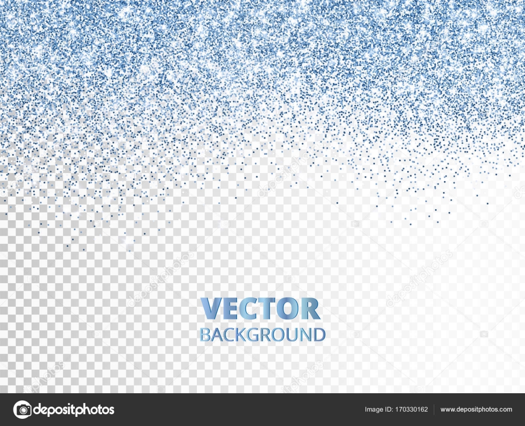Falling glitter confetti. Blue vector dust, explosion isolated on  transparent background. Sparkling glitter border, frame. Stock Vector by  ©Olga_Lebedeva 170330162
