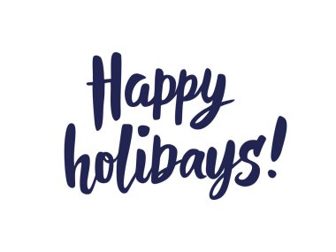 Mutlu tatiller metin. Teklif üzerinde beyaz izole tebrik. Büyük Noel kartları, Hediyelik Etiketler ve etiketleri için.