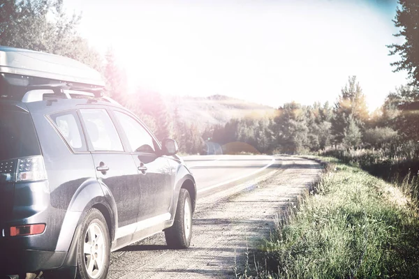 Auto voor reizen — Stockfoto