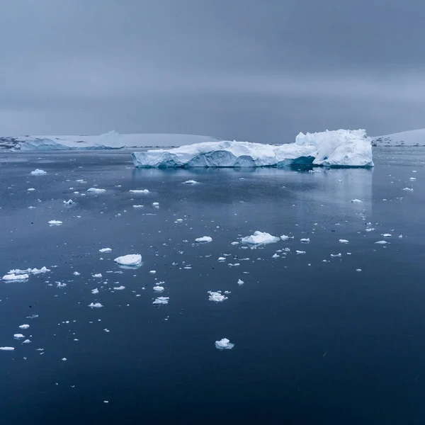 Iceberg en el mar Antártico. Puerto Lockroy . — Foto de Stock