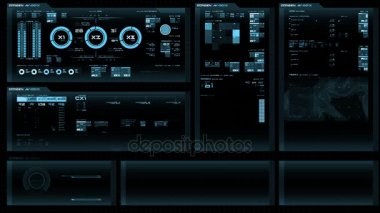 Futuristik bir arayüze | Hud