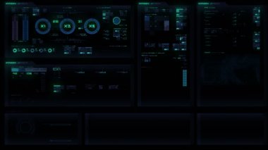 Futuristik bir arayüze | Hud