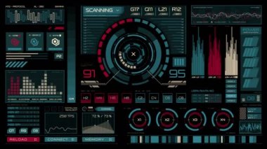 Futuristik bir arayüze | Hud
